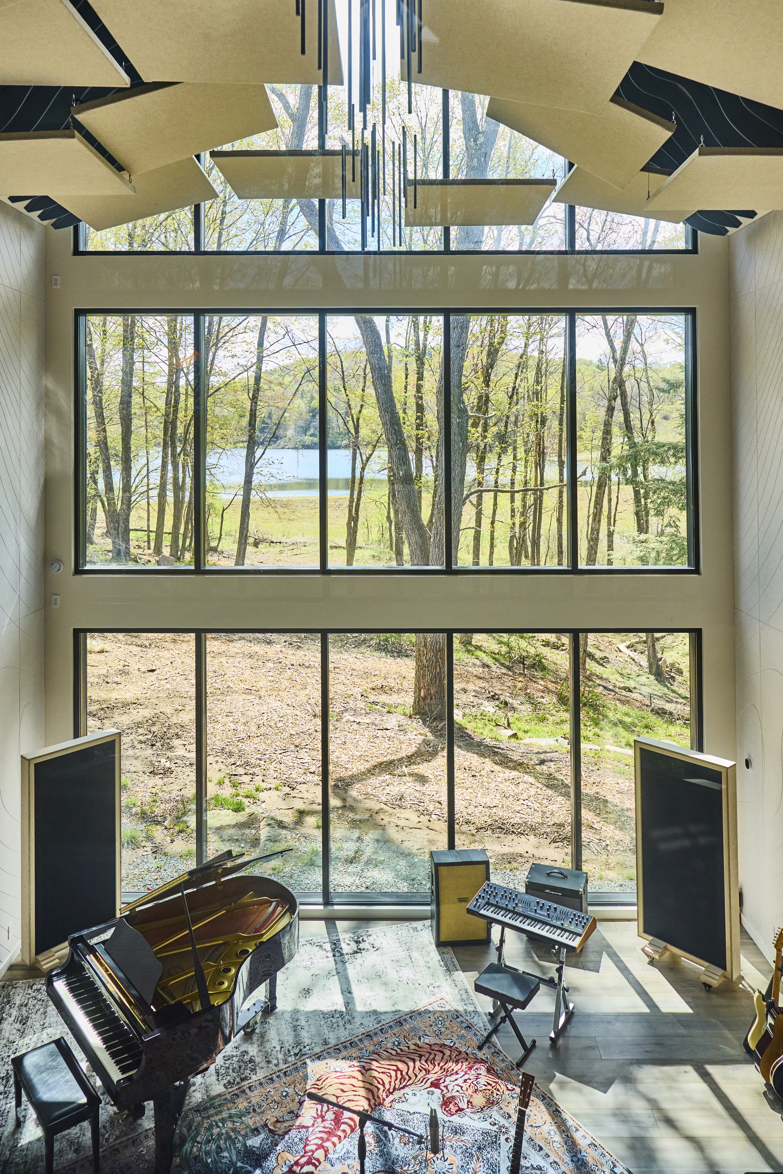 Live Room Glass Wall