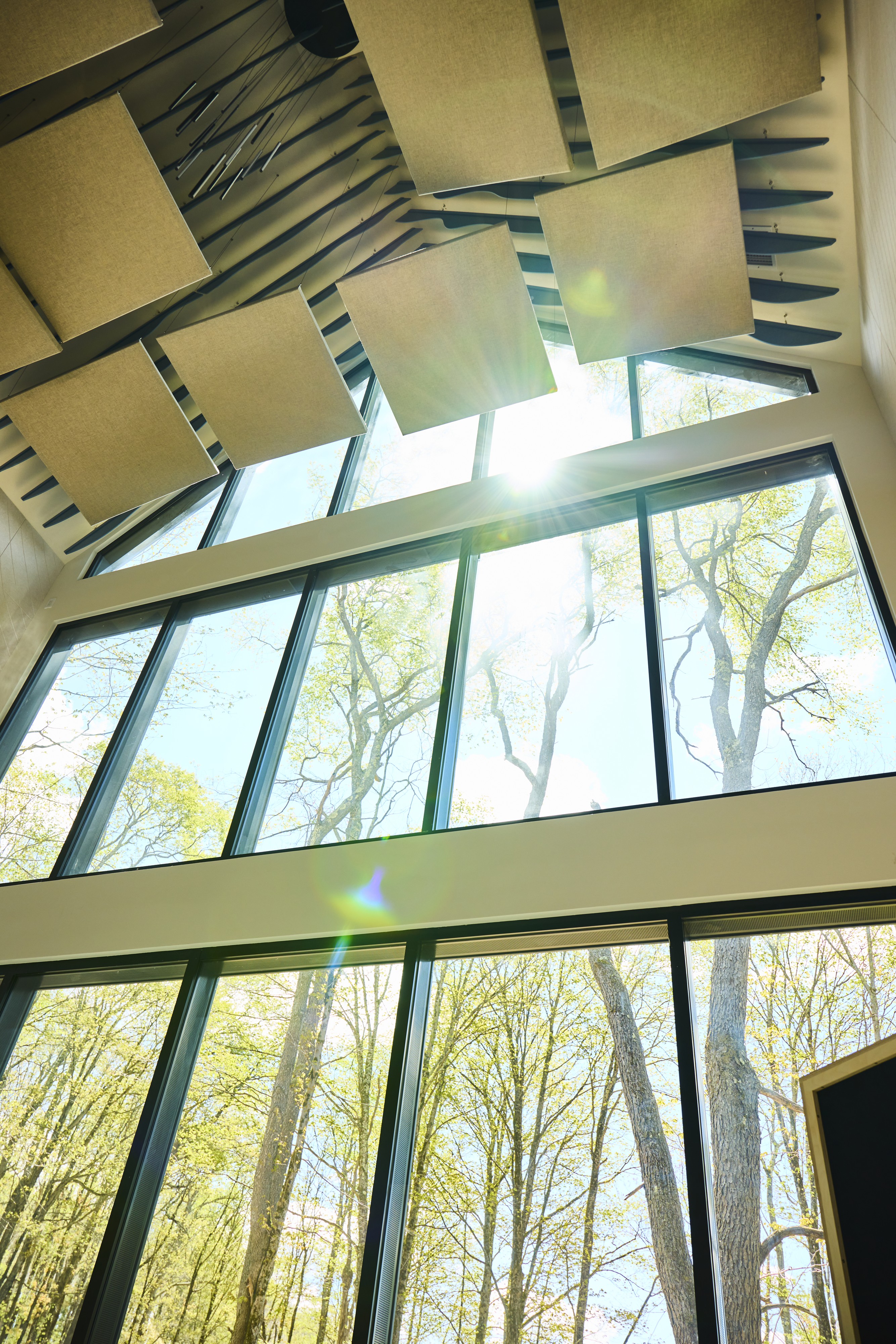 Live Room Glass Detail